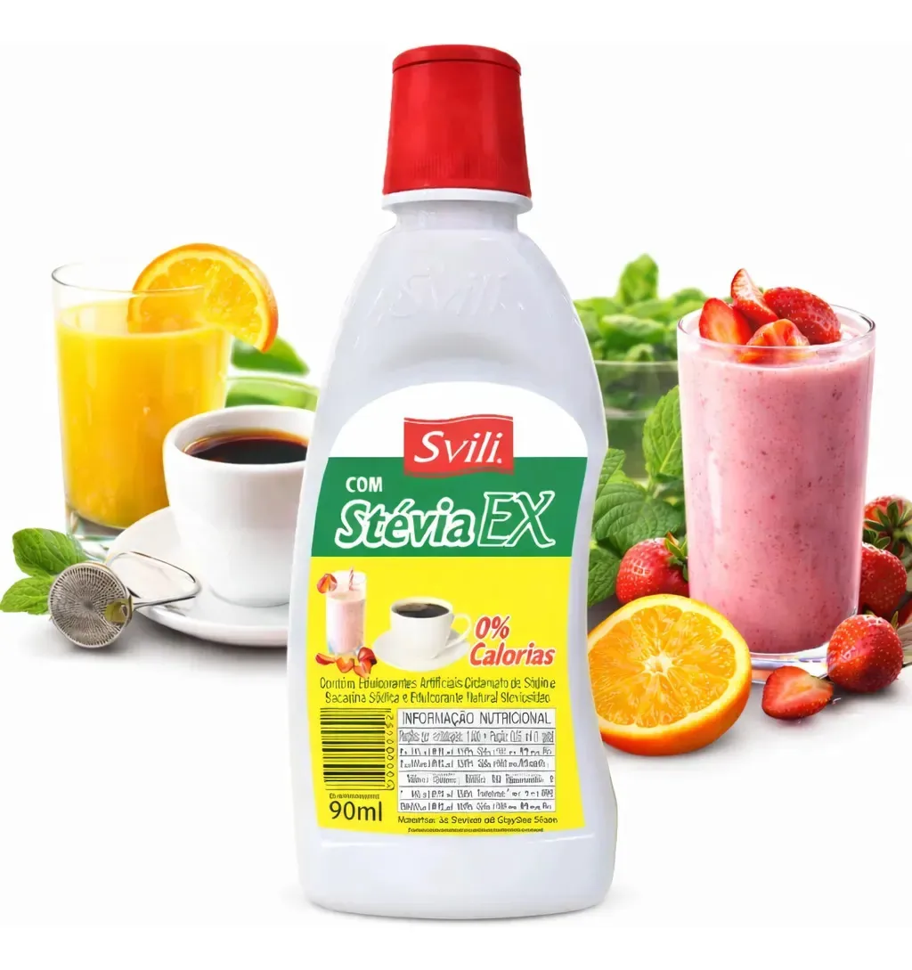 Adocante Stevia 90ml Svilli