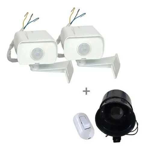 Sensor de Movimento Multicraft para Alarmes e Campainhas 10m MPL18 Kit 4 Peças