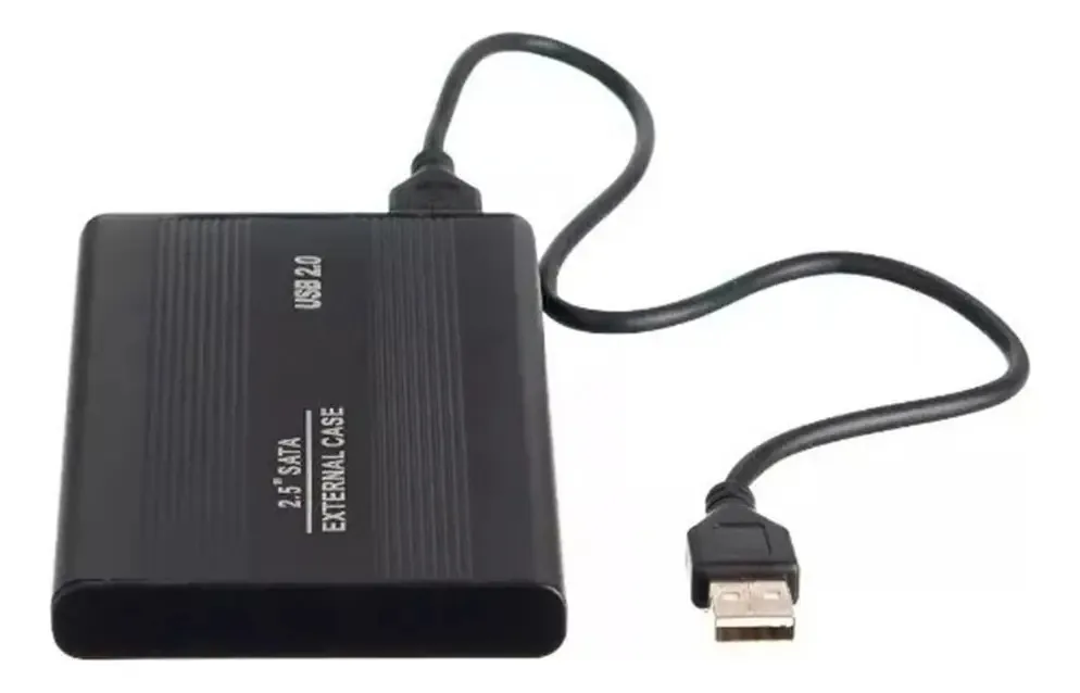 Hd Externo Portátil 500gb 2.0 - Super Rápido Cor Preto