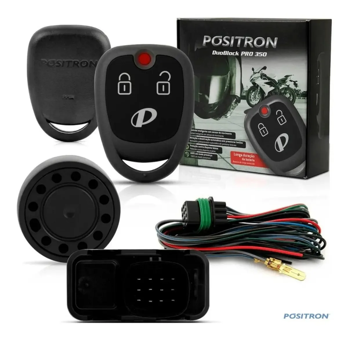 Alarme moto Positron Duoblock Pró G8 350 universal