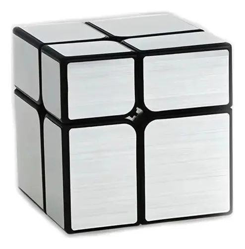 Cubo Mágico 2x2x2 Nettoy Mirror Blocks Shengshou Prateado