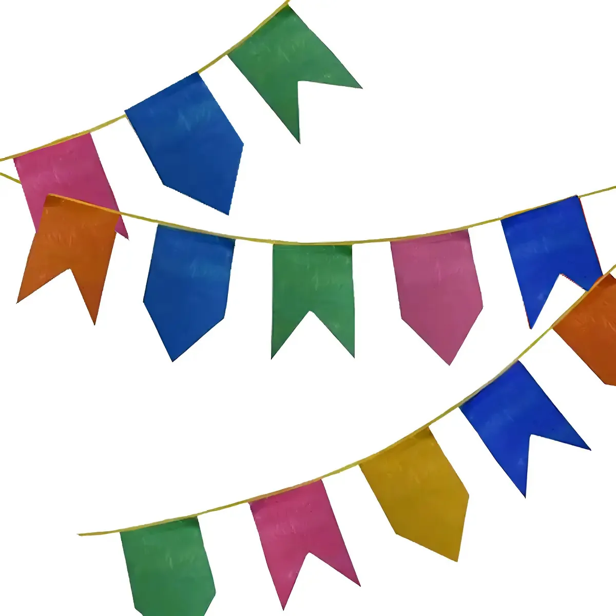 Bandeirinhas Festa Junina Embaleme Plástico 10m Multicolorido