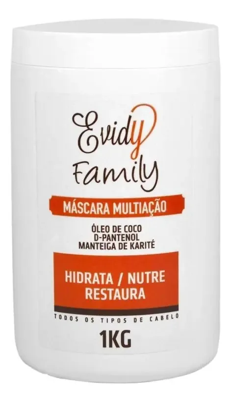 Máscara Multiação Evidy Family 1kg