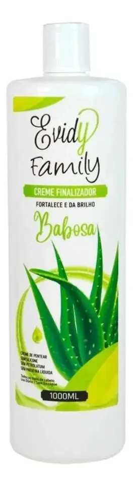 Creme De Pentear Babosa Evidy 1l