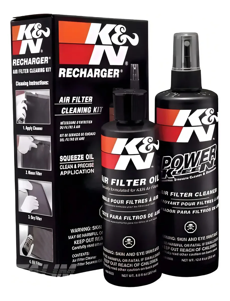 Kit de Limpeza e Lubrificação K&N para Filtro de Ar 99-5050