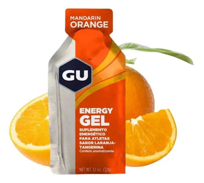 Energético Em Gel Gu Energy Caixa 24 Sachês - Sabores Sabor Laranja