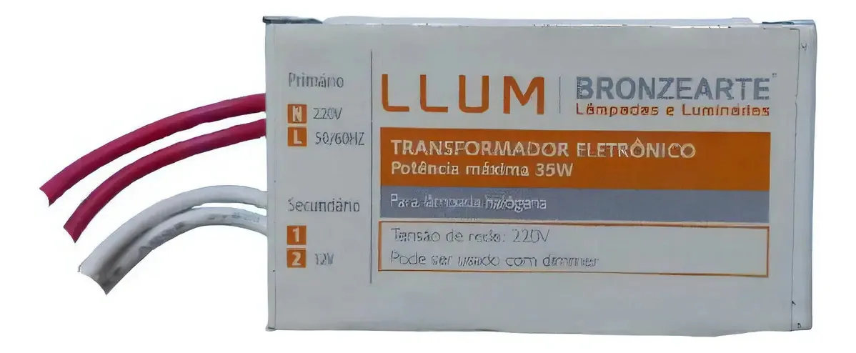 5x Transformadores Eletrônicos 12v 35w Halogena 220v