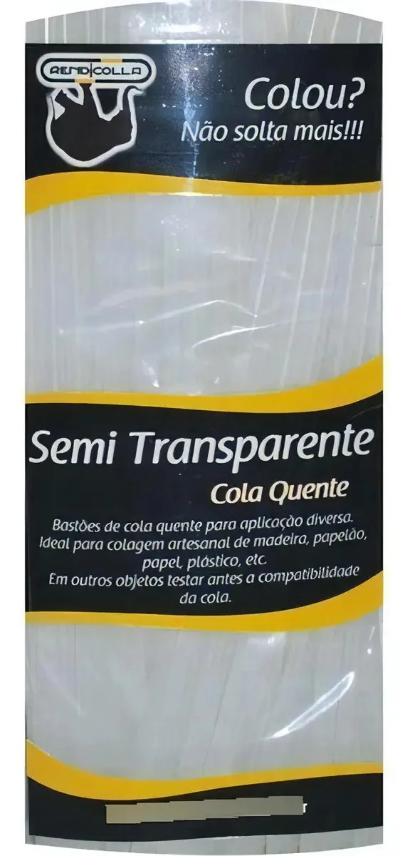 Cola Quente Refil Grossa 1kg.semi-transp.11,2x30