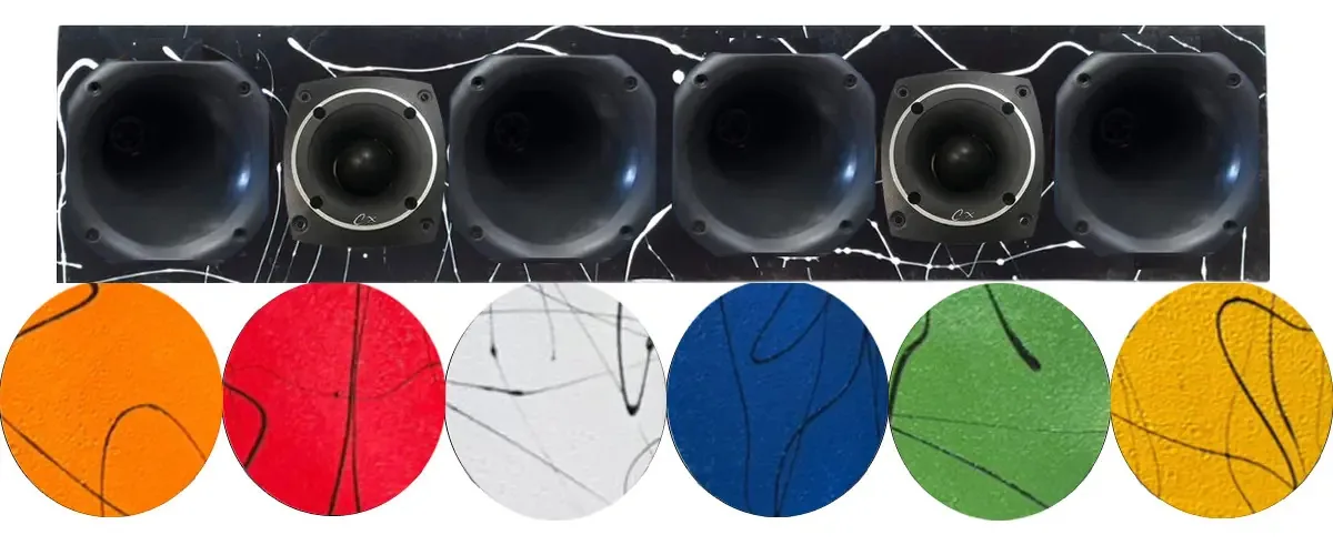 Caixa Corneteira 4 Corneta 2 Tweeter Compet 150w Rms