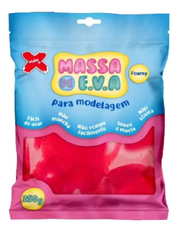 Massa De E.v.a 250g Vermelho Gtx