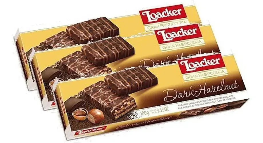 Kit 3 Biscoitos Loacker Gran Pasticceria Cappuccino 100g