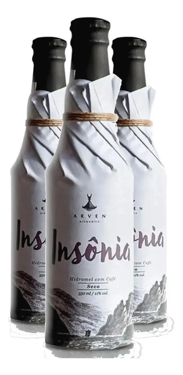 Kit 3 Hidromel Arven Café 350ml