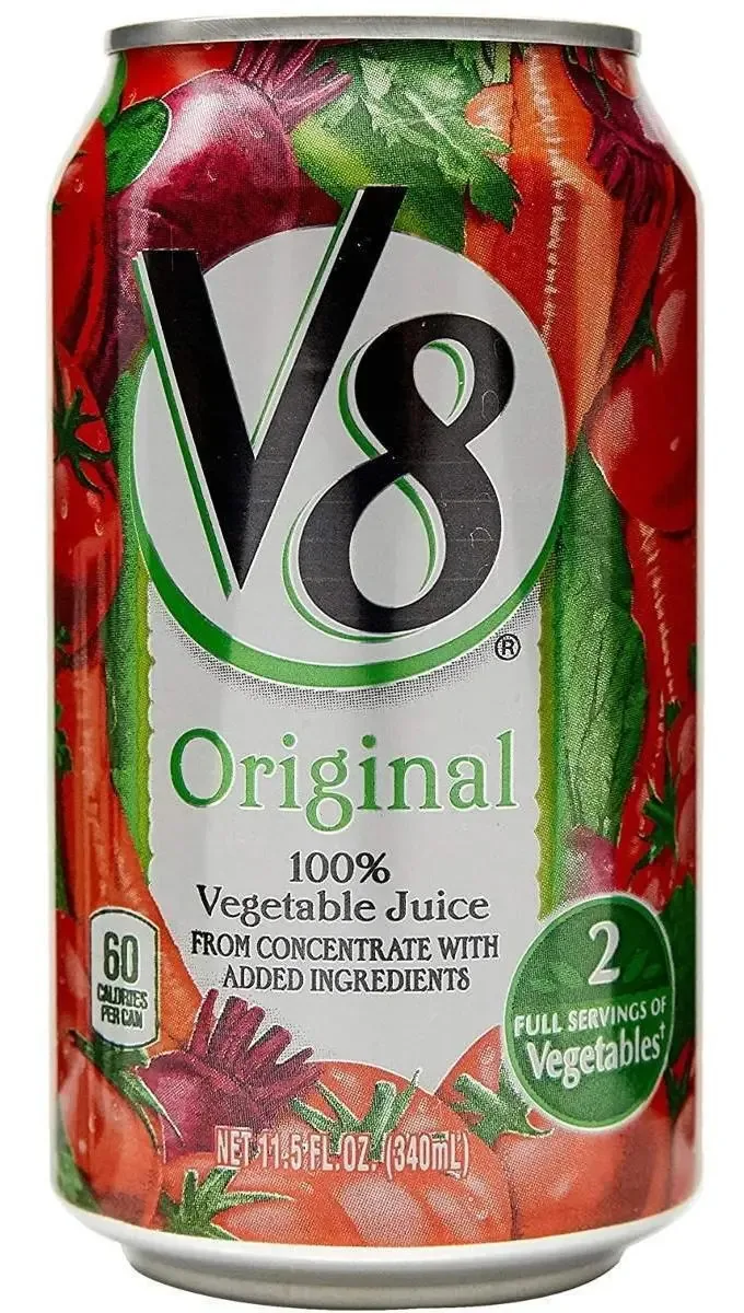 24x Suco De Vegetais Original V8 340ml