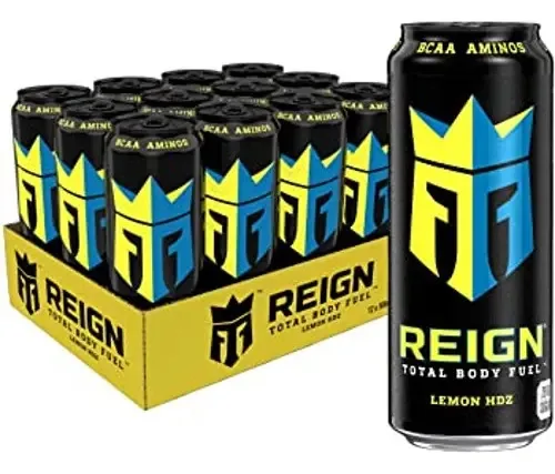 Energético Alta Performance Reign Lemon Hdz 473ml (12 Latas)