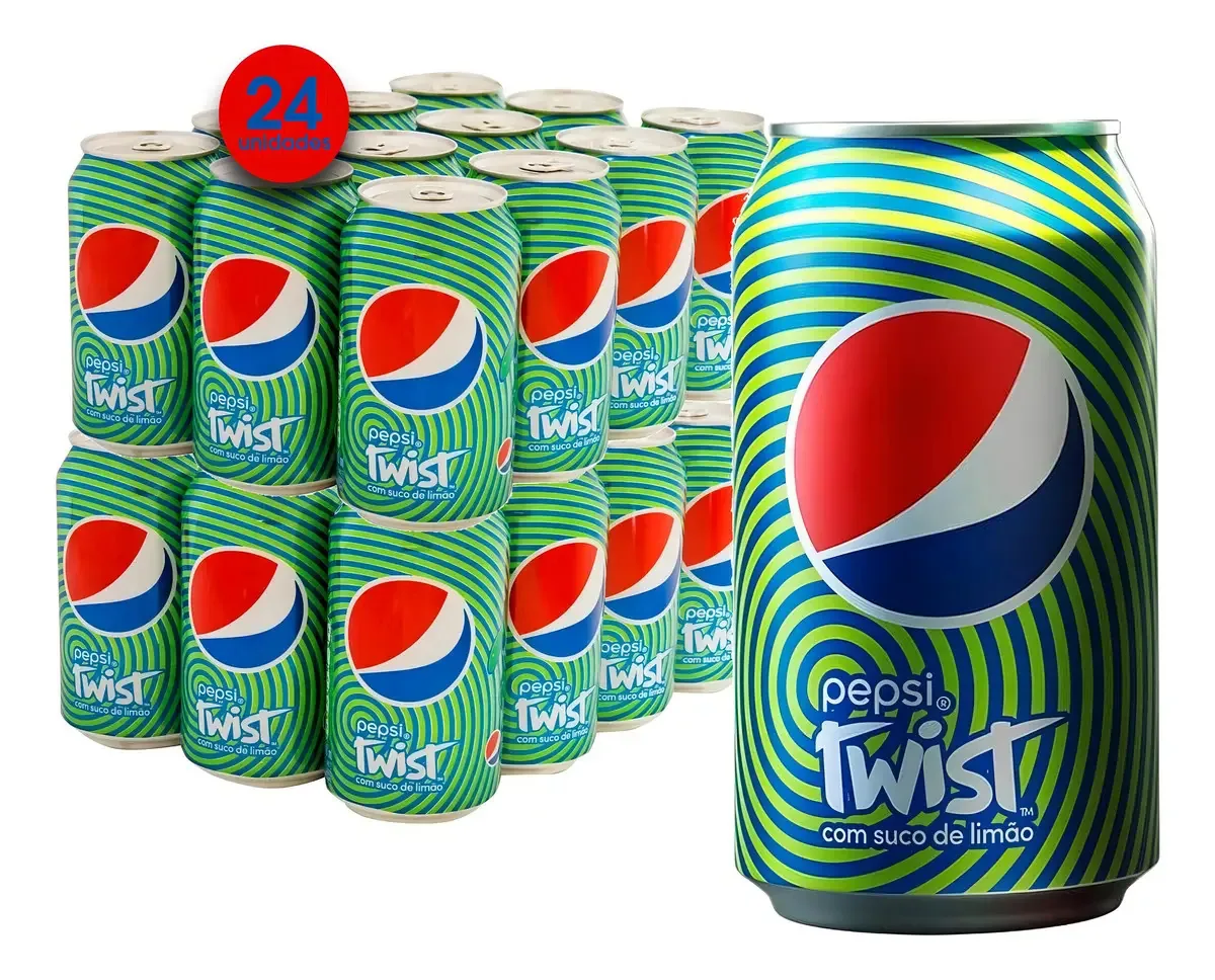 Pepsi Twist 350ml - Sabor Refrescante E Cítrico