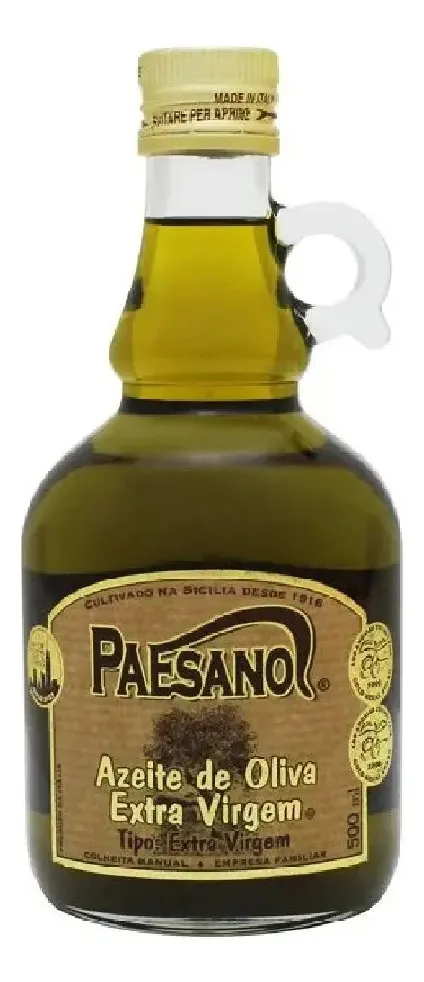 Azeite Da Sicília Extra Virgem Paesano 500ml