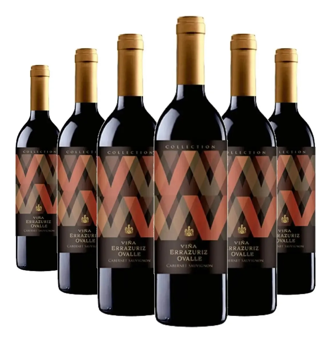 6x Vinho Errazuriz Collection Cabernet Sauvignon 750ml