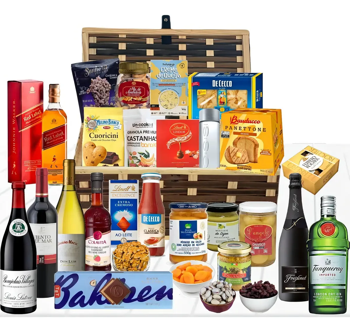 Cesta De Natal Premium Capri 28 Itens - Natal 2025