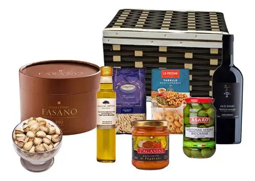 Cesta De Natal Toscana Premium 8 Itens