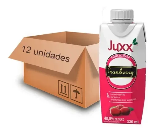 12x Suco Cranberry Juxx 330ml