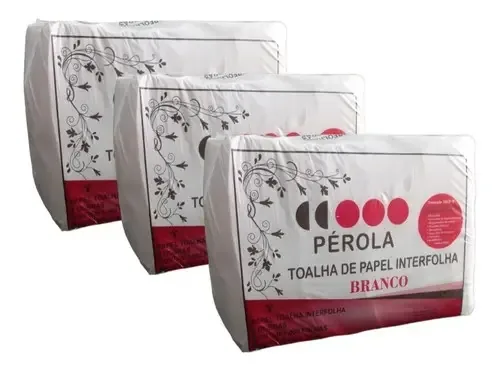 Papel Toalha Interf Branco 20x21 Cm 1.000 Un Per