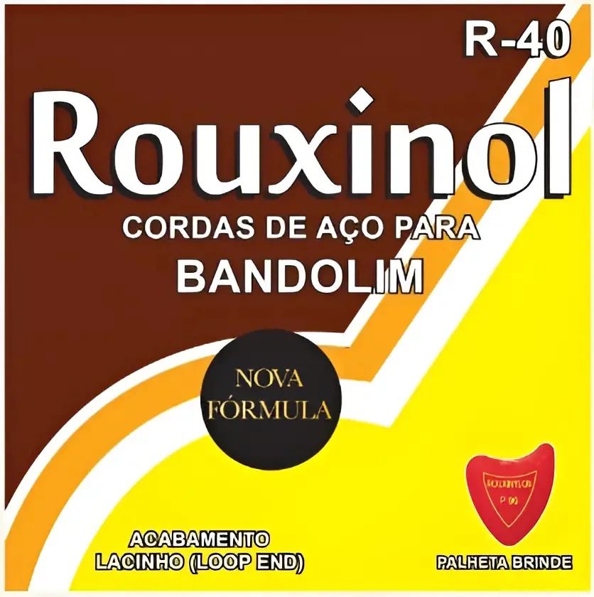 Bandolim Metal Rouxinol R40 8 Cordas Tensão Média