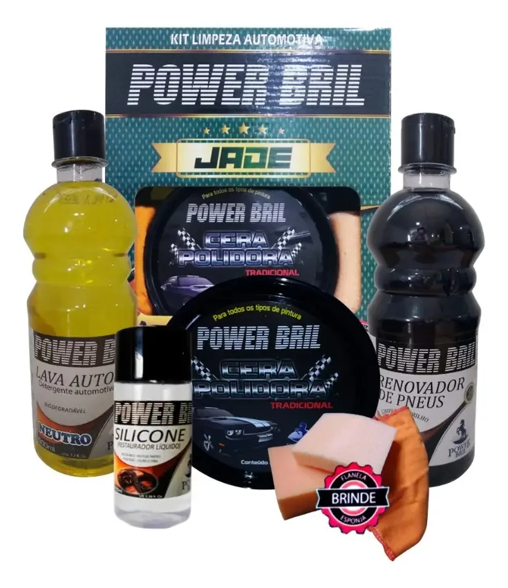 Kit Jade Limpeza Carro