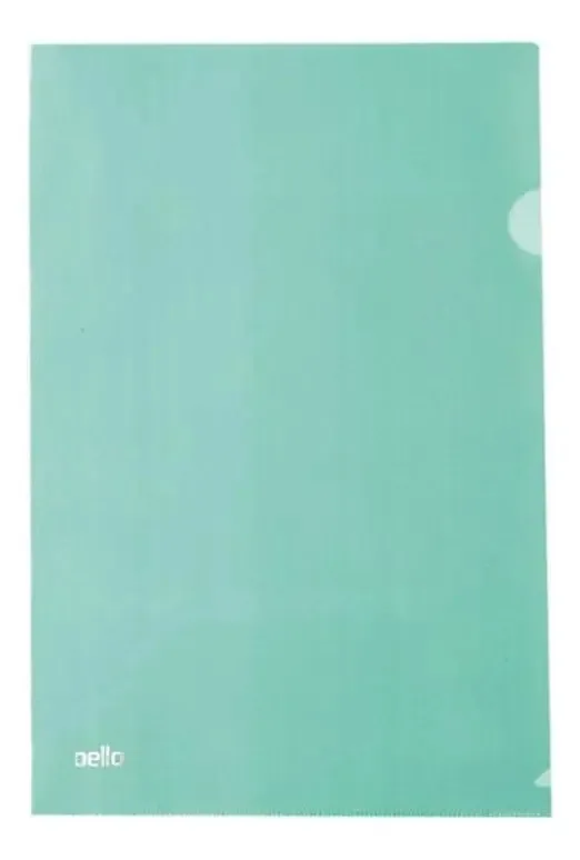 Pasta Em L A4 0270t Verde Delloplast