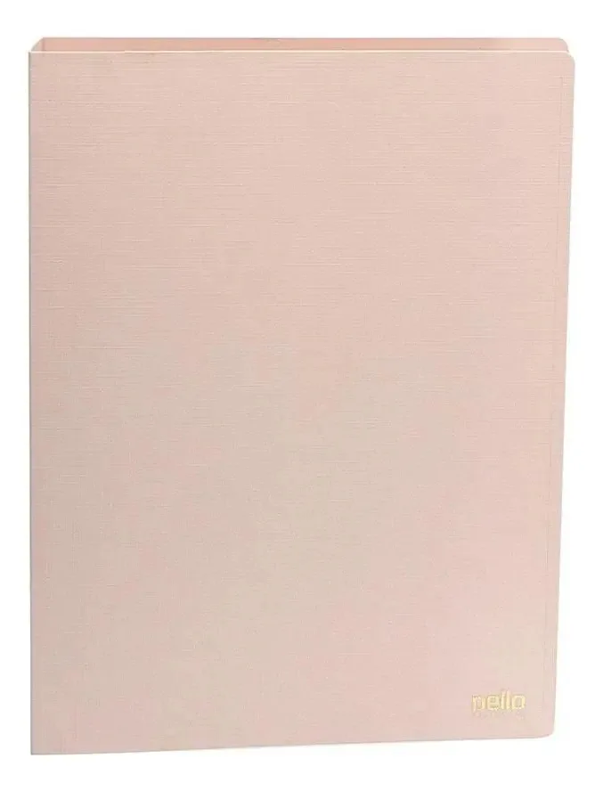 Fichário A4 Dello - Rosa Pastel