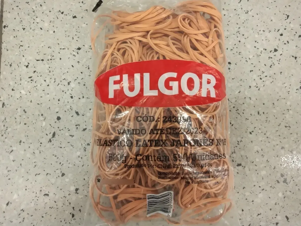 Elásticos De Borracha Nr. 18, Prender Cédulas; Maços; Etc