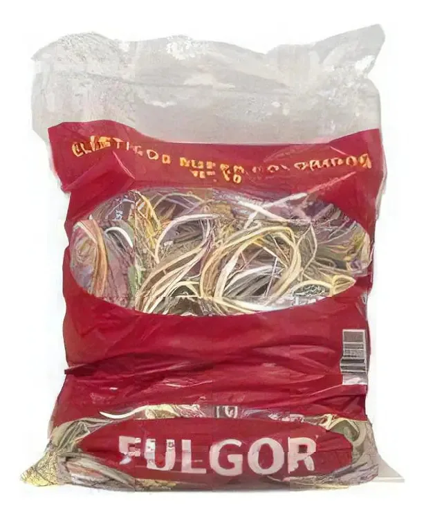 Elastico Colorido Latex N.18 Pct/ 1 Kilo Pacote 530 F Lolly