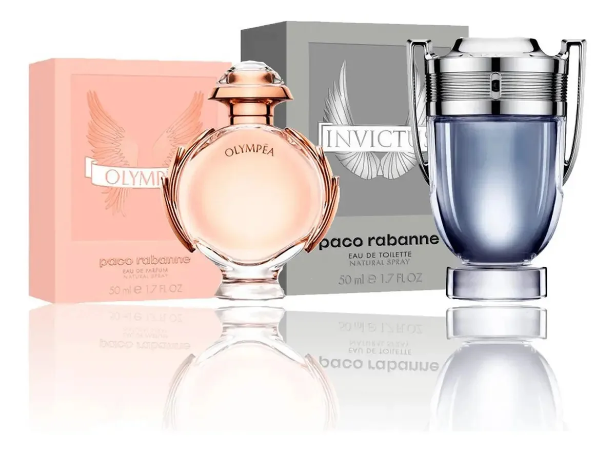 Perfumes Invictus 50ml E Olympéa 50ml Rabanne