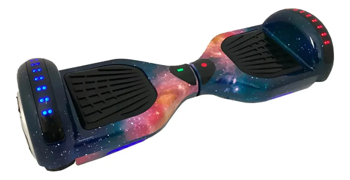 Hoverboard Skate Elétrico Roda 6.5'' Led Bluetooth - Galáxia Galaxia