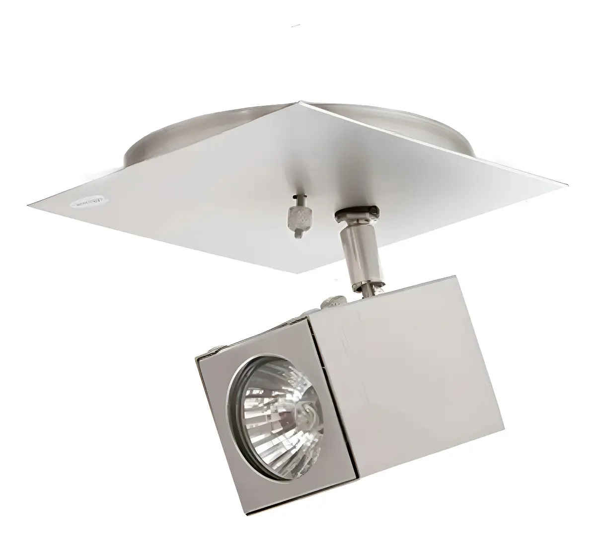 Spot Sobrepor Quad Alum Dirig P/1 Lamp Gu10 Lixado 141/2 Lx Cor Alumínio