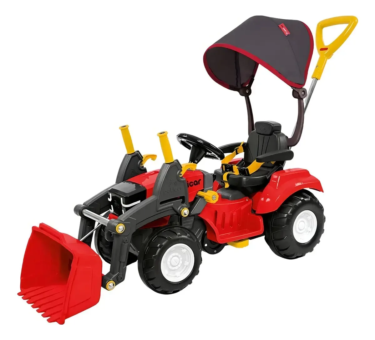 Quadriciclo Infantil Passeio E Pedal Vermelho Até 25kg Bebê