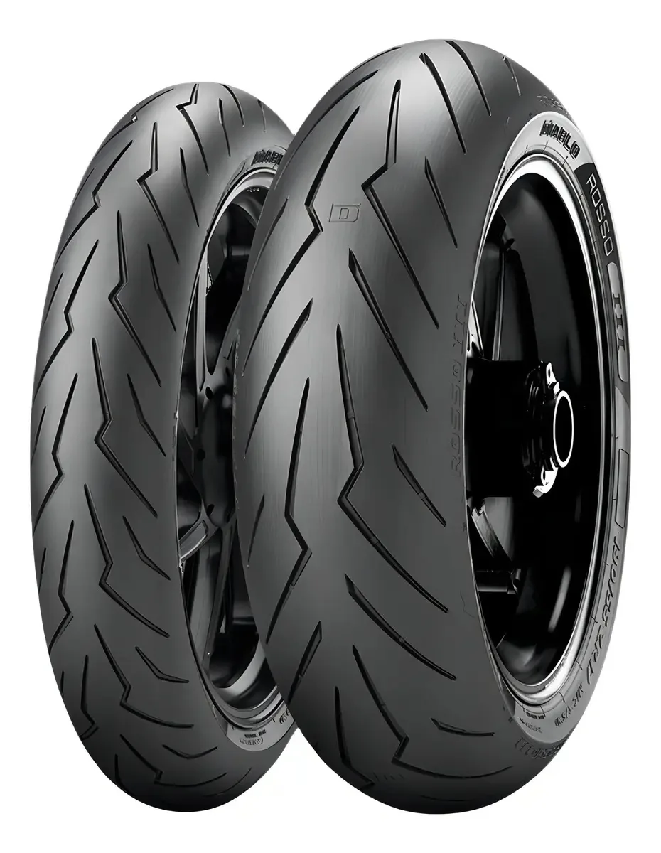 2 Pneus Pirelli Diablo Rosso Iii 110/70r17+150/60r17