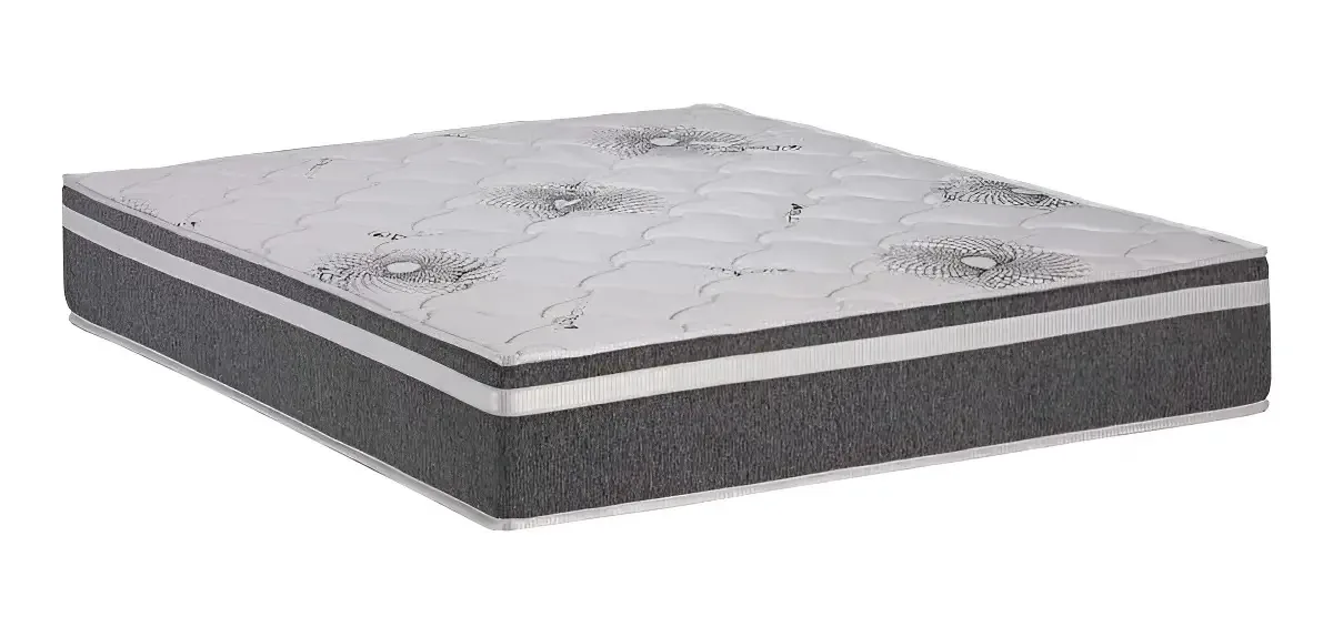 Colchão Queen Espuma D33 Colchões Polar Pillow Top Europeu 158x198