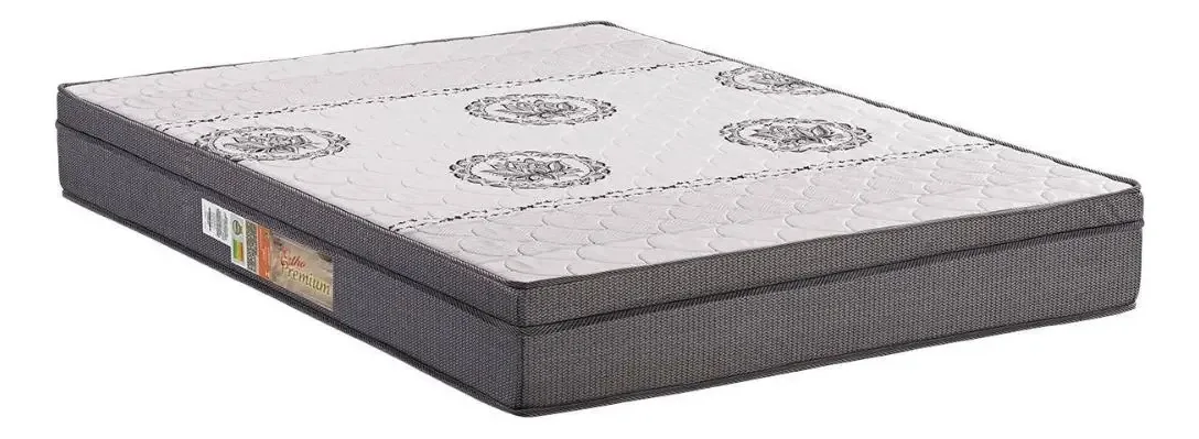 Colchão Casal Ortopédico D28 Pillow Top Europeu Colchões Polar 128x188cm