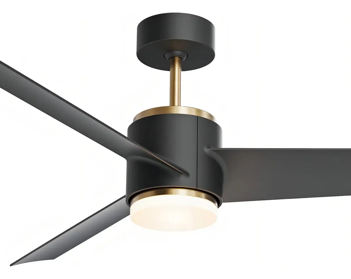 Ventiladores de teto Wofifly de 52 polegadas com luzes e com
