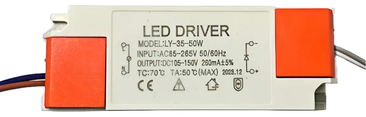 Driver Reator Para Lustres Plafons Led 35 A 50w