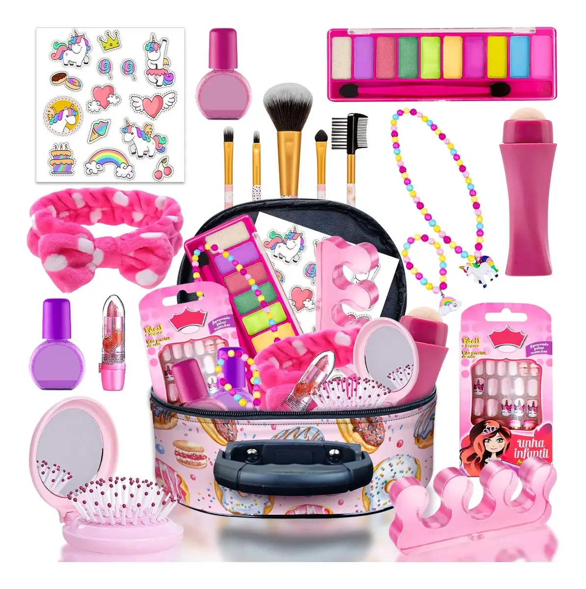 Kit Maquiagem Infantil Frasqueira - Lc04-f