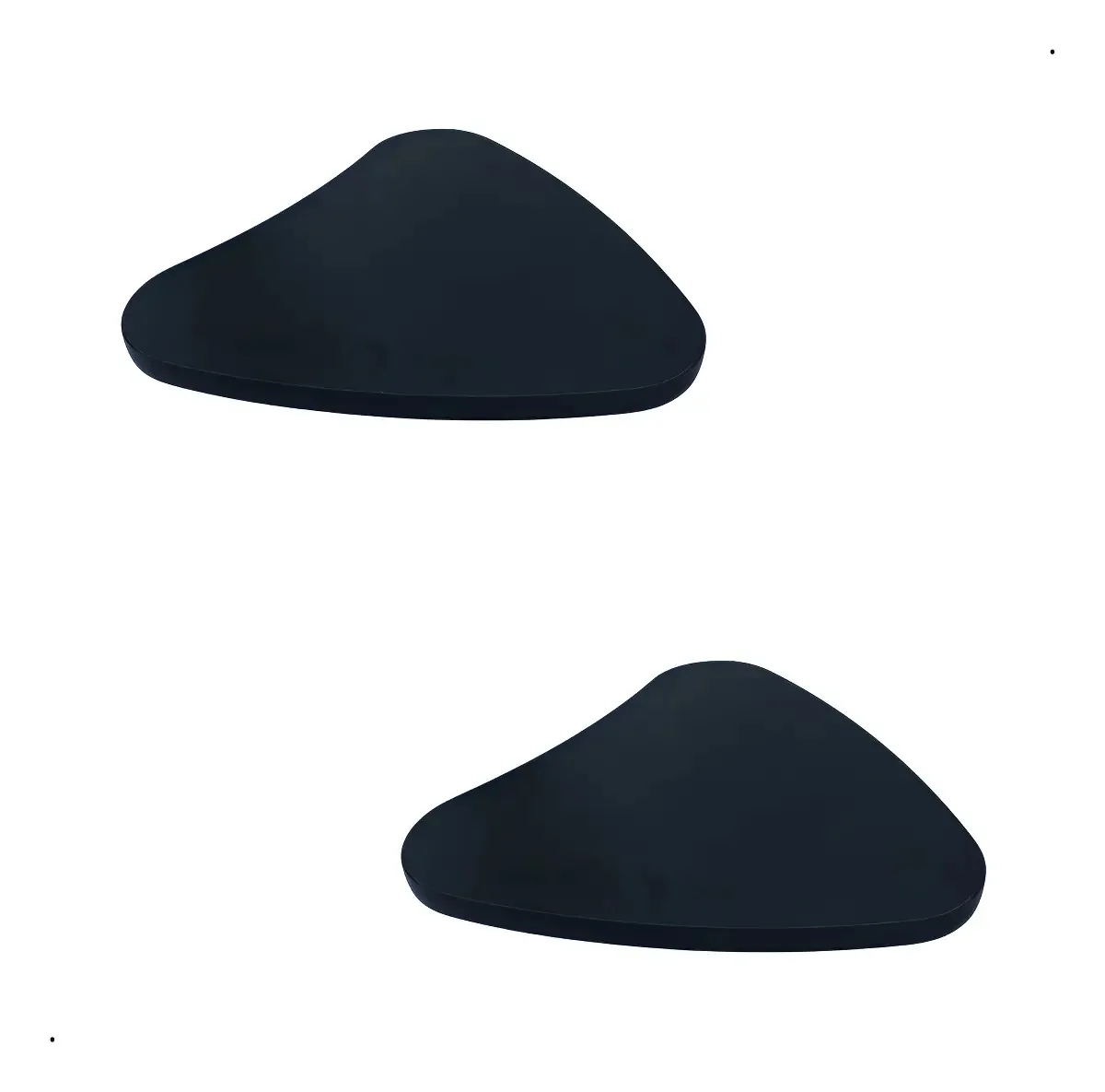 Kit 2 Pranchetas Triangular Média 31cm Madeira Preto Escritex Esquerda