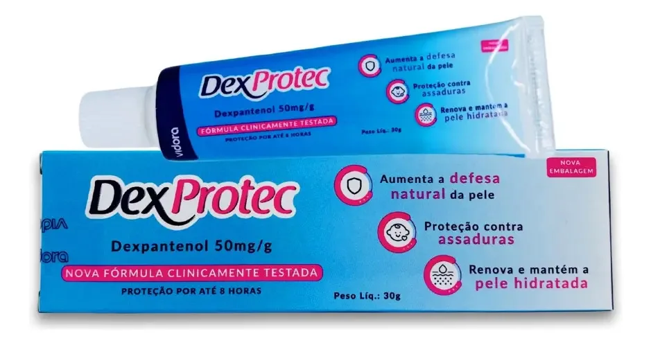 Dexpantenol Previne Assaduras Hidrata Regenera Pele 30g