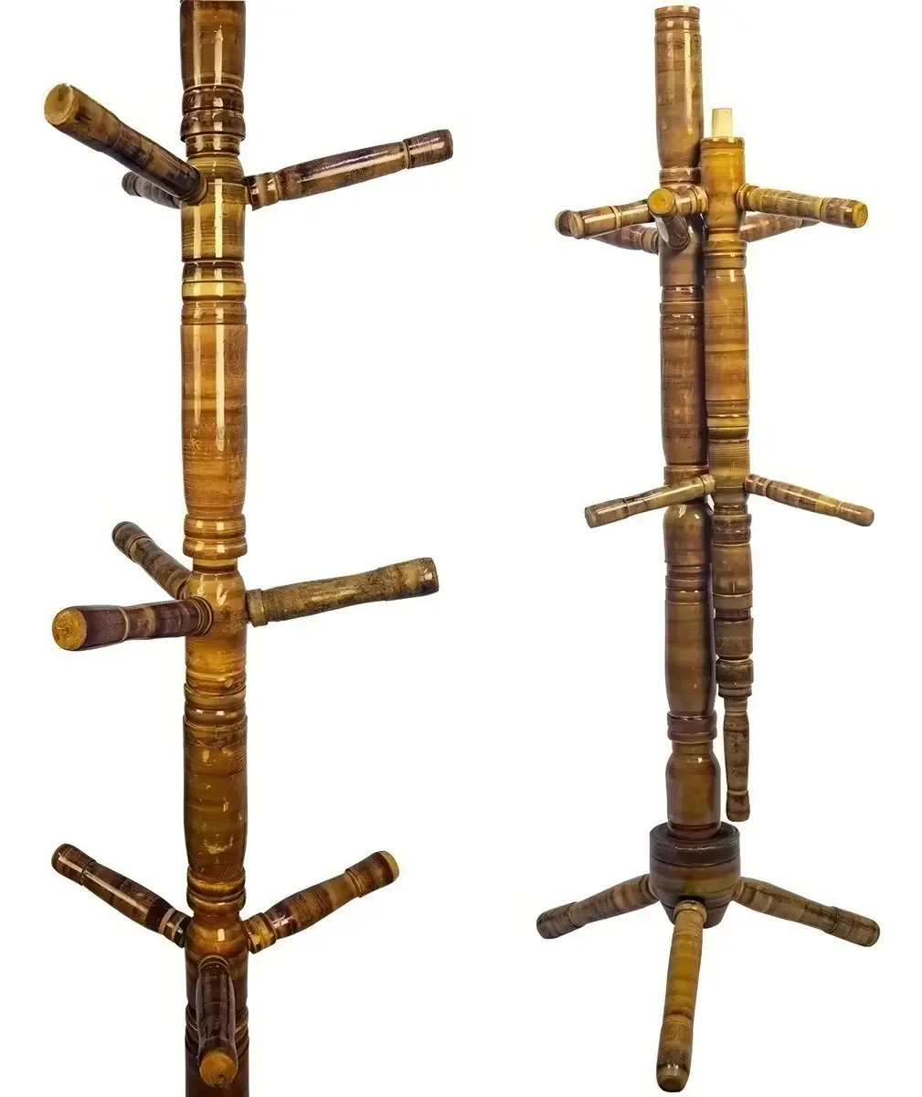 Pendurador De Roupas Mancebo Cabideiro 9 Ganchos Madeira