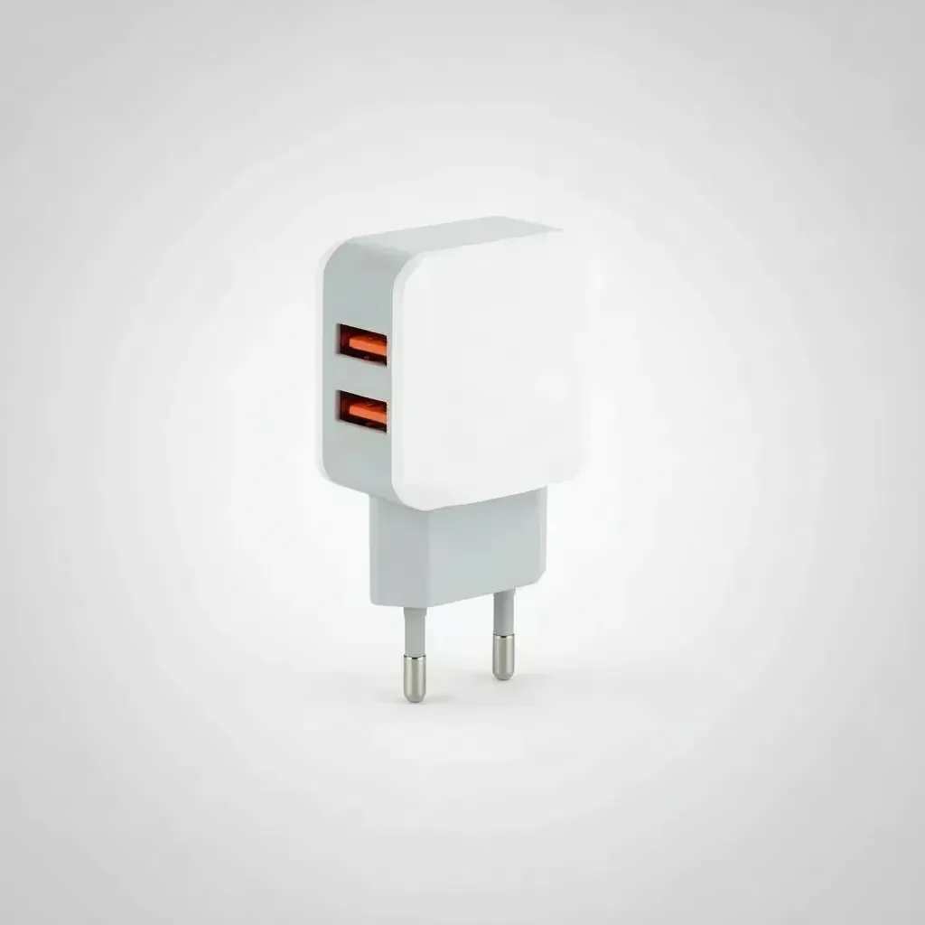 Carregador de Parede Kaidi Turbo com 2 Entradas USB para Samsung e Motorola