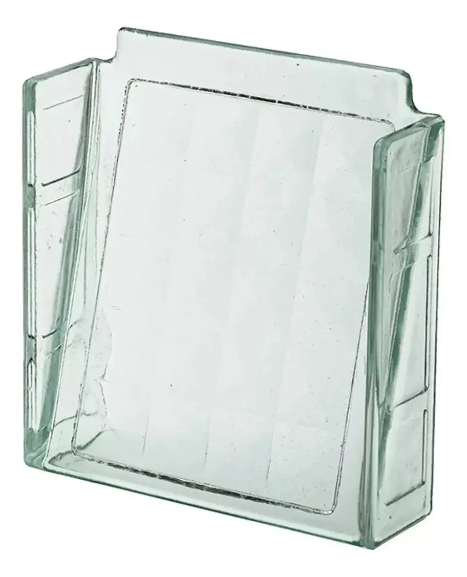 Elemento Vazado De Vidro Cristal - 20x20x06 - Ibravir