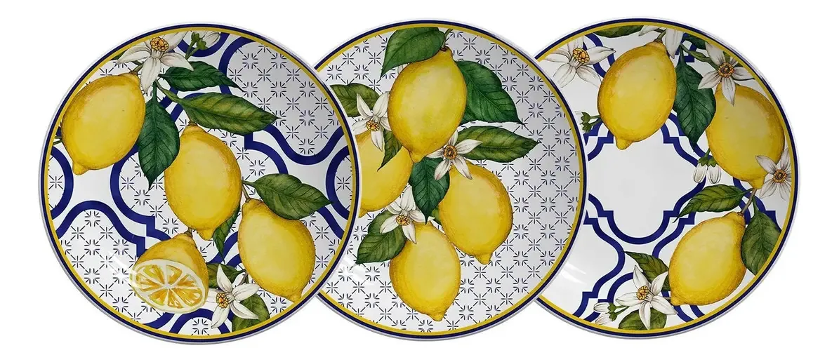 Conjunto Pratos Sobremesa Sicilia - 6