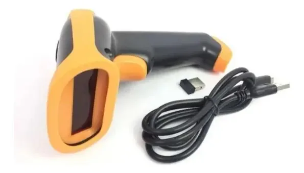 Leitor De Código De Barras Sem Fio Usb Laser 300m
