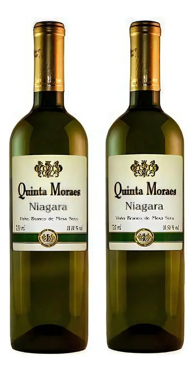 Kit 2 Vinhos Quinta Moares Niagara Branco Seco