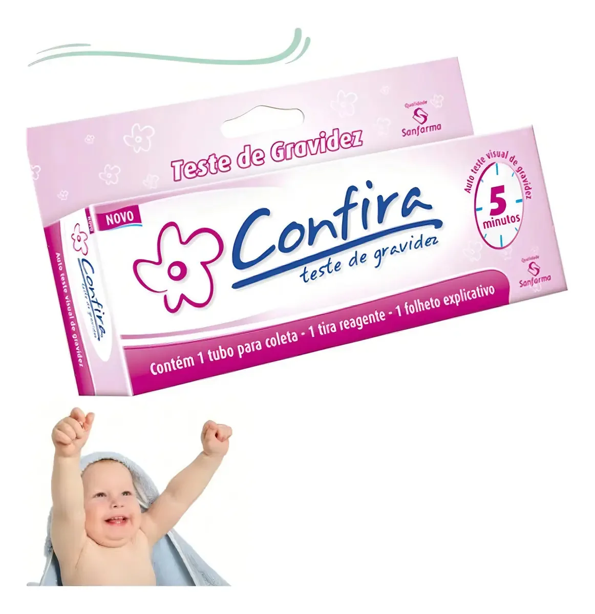 Kit 2 Testes Rápido De Gravidez Teste Gravidez Hoje